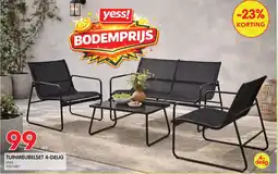 Yess Tuinmeubelset 4-delig aanbieding