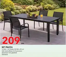 Yess Set piazza aanbieding