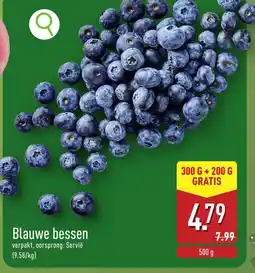 ALDI Blauwe bessen aanbieding