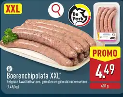 ALDI Boerenchipolata XXL aanbieding