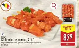ALDI Bbqⓡ kipbrochette ananas, 4 st. aanbieding