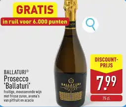 ALDI Ballaturiⓡ prosecco 'ballaturi' aanbieding