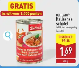 ALDI Delicatoⓡ italiaanse schotel aanbieding
