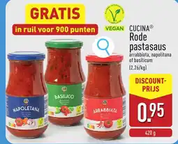 ALDI Cucinaⓡ rode pastasaus aanbieding