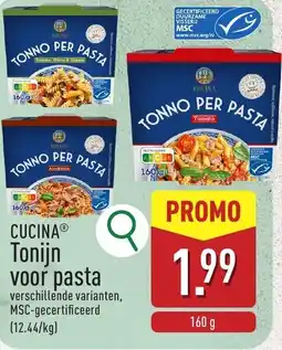 ALDI Cucinaⓡ Tonijn voor pasta aanbieding
