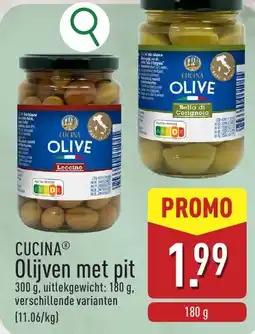 ALDI Cucinaⓡ olijven met pit aanbieding