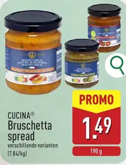 ALDI Cucinaⓡ bruschetta spread aanbieding