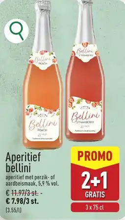 ALDI Aperitief bellini aanbieding
