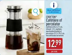 ALDI Croftonⓡ cafétière of percolator aanbieding