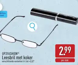 ALDI Up2fashion® leesbril met koker aanbieding