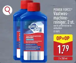 ALDI Power force® vaatwasmachinereiniger, 2 st. aanbieding
