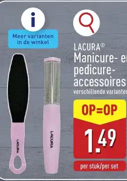 ALDI Lacura® manicure- en pedicure- accessoires aanbieding