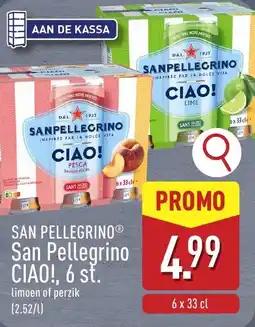 ALDI San pellegrino® San Pellegrino CIAO!, 6 st. aanbieding