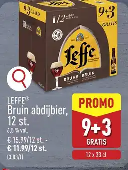 ALDI Leffe® bruin abdijbier, 12 st. aanbieding