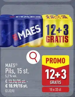 ALDI Maes® Pils, 15 st. aanbieding