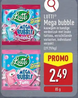 ALDI Lutte Mega bubble aanbieding