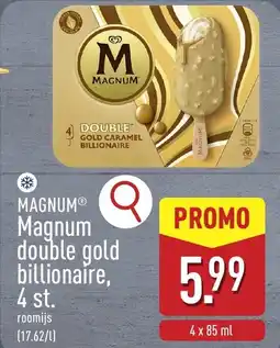 ALDI Magnumⓡ Magnum double gold billionaire, 4 st. aanbieding