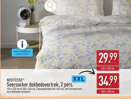 ALDI Novitesseⓡ Seersucker dekbedovertrek, 2 pers. aanbieding