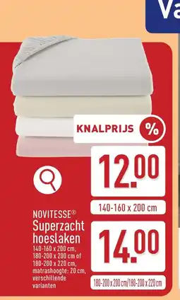 ALDI Novitesseⓡ Superzacht hoeslaken aanbieding