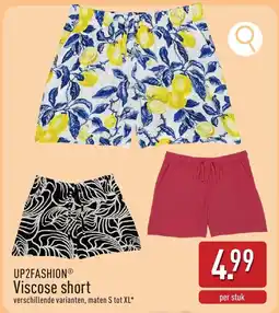 ALDI Up2fashion® viscose short aanbieding