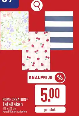 ALDI Home creation® tafellaken aanbieding