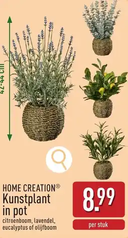 ALDI Home creationⓡ Kunstplant in pot aanbieding