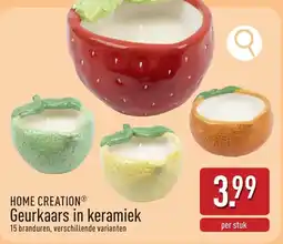 ALDI Home creation® geurkaars in keramiek aanbieding