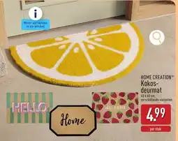 ALDI Home creationⓡ kokos- deurmat aanbieding