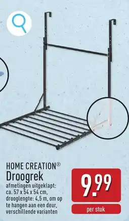 ALDI Home creationⓡ Droogrek aanbieding
