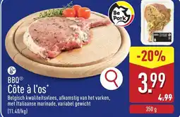 ALDI Bbqⓡ côte à l'os aanbieding