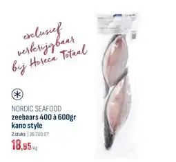 Horeca totaal Nordic seafood zeebaars aanbieding
