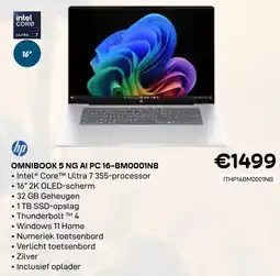 CompuDeals omnibook 5 ng ai pc aanbieding
