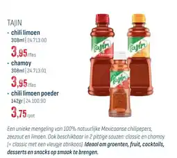 Horeca totaal tajin chili limoen aanbieding