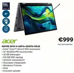 CompuDeals acer aspire spin 14 aanbieding