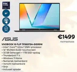 CompuDeals asus vivobook 16 flip aanbieding