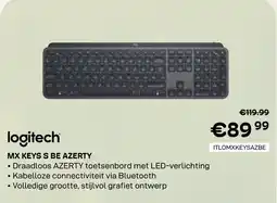 CompuDeals logitech mx keys s be azerty aanbieding