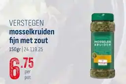 Horeca totaal verstegen mosselkruiden aanbieding