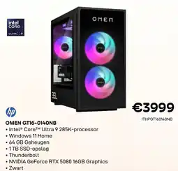 CompuDeals omen gt16-0140nb aanbieding