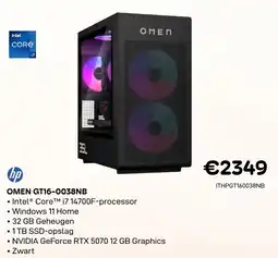 CompuDeals omen gt16-0038nb aanbieding