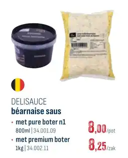 Horeca totaal Delisauce béarnaise saus aanbieding
