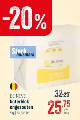 Horeca totaal De Neve aanbieding
