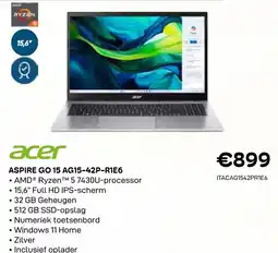 CompuDeals acer aspire go 15 aanbieding