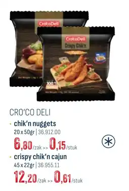 Horeca totaal Crispy Chik'n Cajun aanbieding