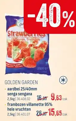 Horeca totaal golden garden aardbei aanbieding