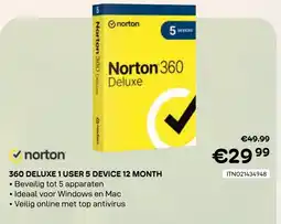CompuDeals Norton 360 Deluxe aanbieding