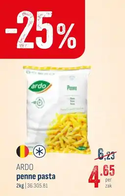 Horeca totaal Ardo penne pasta aanbieding