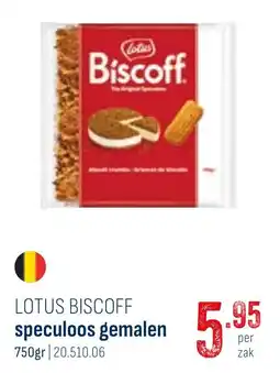 Horeca totaal lotus biscoff speculoos gemalen aanbieding