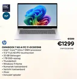 CompuDeals omnibook 7 ng ai pc aanbieding