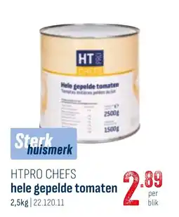 Horeca totaal htpro chefs hele gepelde tomaten aanbieding