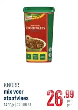Horeca totaal knorr mix voor stoofvlees aanbieding
